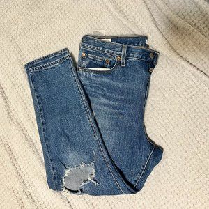 Levi's Jeans High Waist Wedge Cut